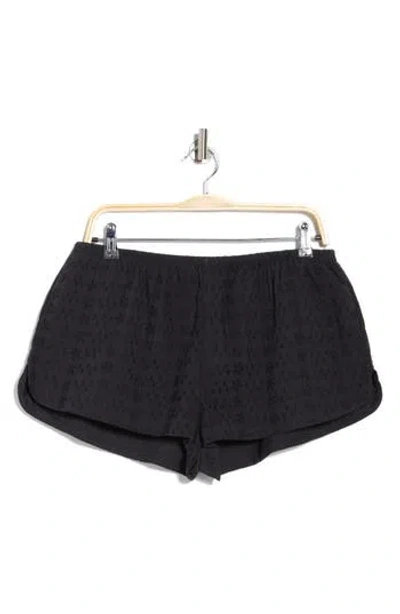Florence By Mills Eyelet Shorts In Black