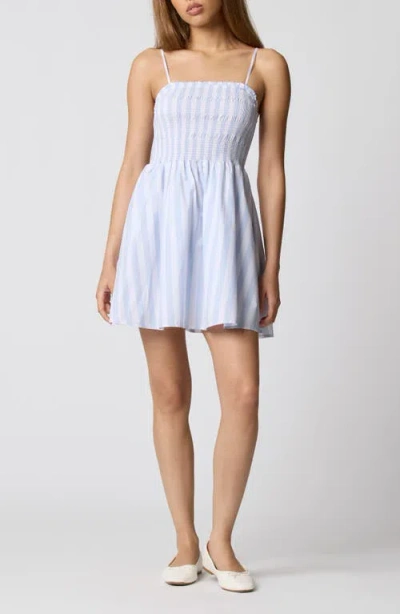Florence By Mills Fit & Flare Mini Sundress In Blue