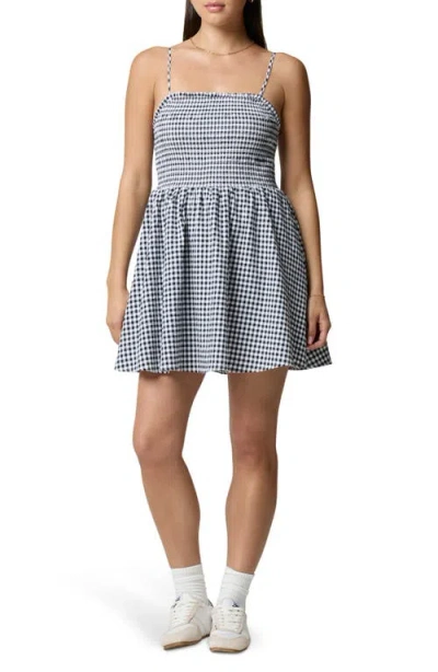 Florence By Mills Fit & Flare Smocked Minidress In Multi
