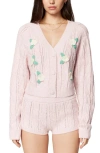 Florence By Mills Wild Wish Jacquard Cardigan In Ballerina