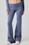 Florence By Mills Foldover Cotton Blend Leggings In Blue