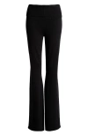 Florence By Mills Foldover Cotton Blend Leggings In Black