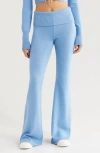 Florence By Mills Foldover Cotton Blend Leggings In Endless Sky