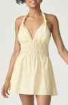 Florence By Mills Halter Minidress In Neutral