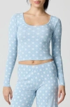 Florence By Mills Holidaze Rib Sleep Top In Blue
