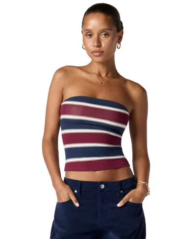 Florence By Mills Junior's Stretch Jersey Tube Top In Blue