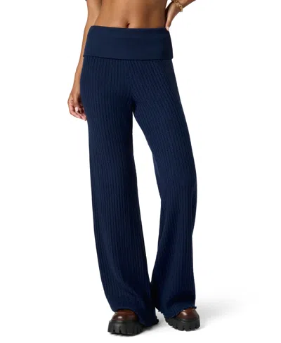 Florence By Mills Juniors' Baby Cable Full-length Pull-on Pants In Blue