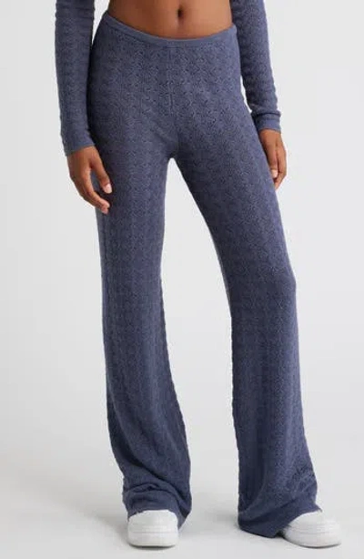 Florence By Mills Le Pointelle Pants In Grisaille