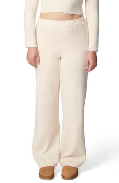 Florence By Mills Lounge Wide Leg Sweater Pant In Gray
