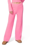 Florence By Mills Lounge Wide Leg Sweater Pant In Aurora