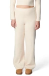 Florence By Mills Lounge Wide Leg Sweater Pant In Whitecap Grey
