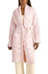 Florence By Mills Mélange Rib Sweater Robe In Ballerina