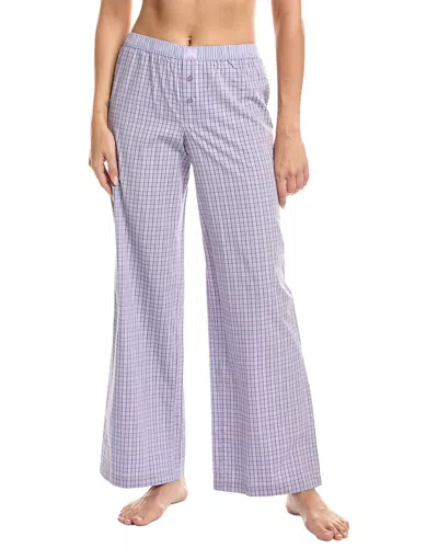 Florence By Mills Micro Plaid Pant In Purple
