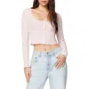 Florence By Mills Scoop Neck Cardigan In Ballerina