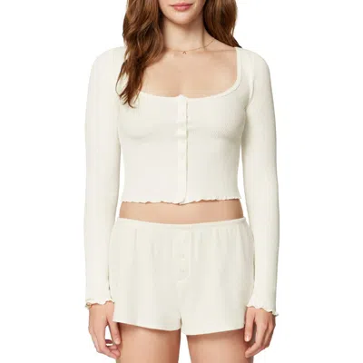 Florence By Mills Scoop Neck Cardigan In Jet Stream