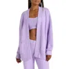 Florence By Mills Open Front Cardigan In Millie Lavender