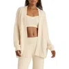 Florence By Mills Open Front Cardigan In Whitecap Grey