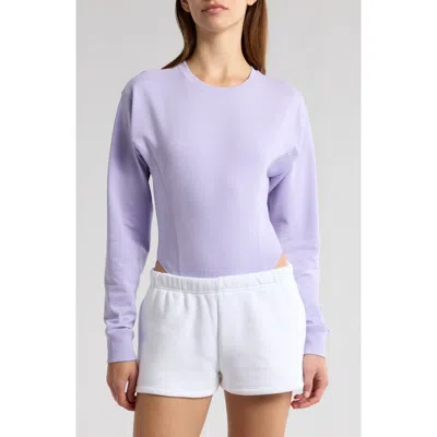Florence By Mills Oversize Bodysuit In Millie Lavender