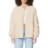 Florence By Mills Oversize Bomber Jacket In Whitecap Grey