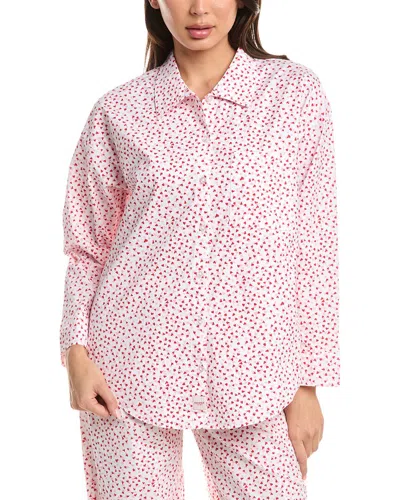 Florence By Mills Oversize Pajama Shirt In Red