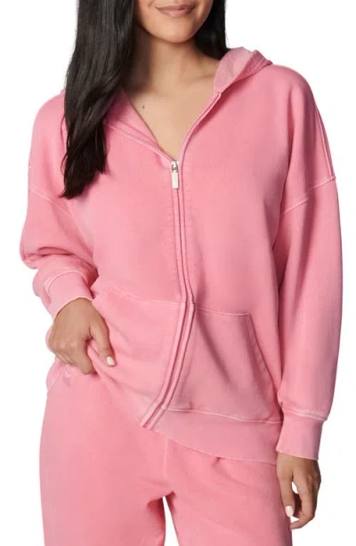Florence By Mills Oversized Front Zip Hoodie In Washed Aurora