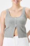 Florence By Mills Peek A Boo Tank In Gray
