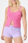 Florence By Mills Peek A Boo Tank In Pink