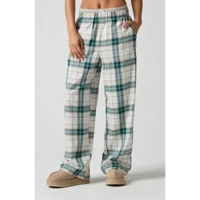 Florence By Mills Plaid Flannel Sleep Pants In Multi