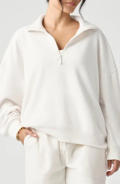 Florence By Mills Polar Fleece Quarter Zip Sweatshirt In Jet Stream