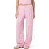Florence By Mills Relaxed Fit Pajama Pants In Pink Floral