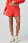 Florence By Mills Relaxed French Terry Shorts In Red