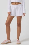 Florence By Mills Relaxed French Terry Shorts In White