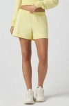 Florence By Mills Relaxed French Terry Shorts In Yellow