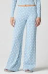 Florence By Mills Rib Print Pants In Blue