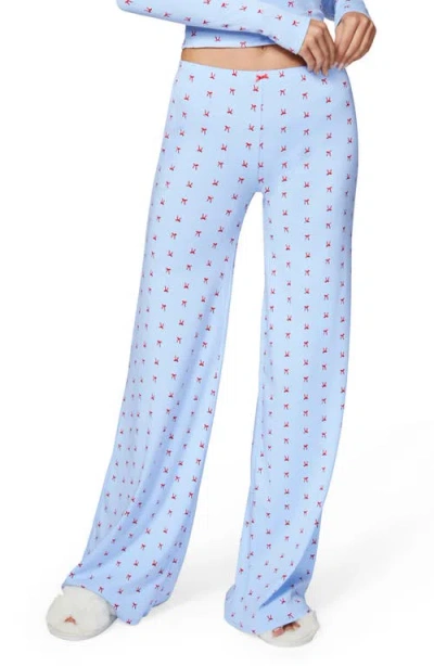 Florence By Mills Rib Print Pants In Windsurfer Ribbon