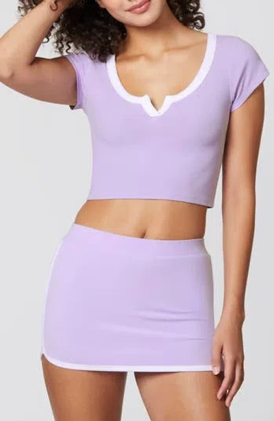 Florence By Mills Rib T-shirt In Purple