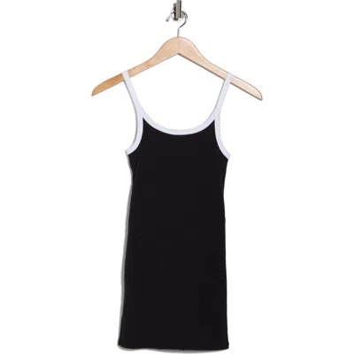 Florence By Mills Ribbed Cami Minidress With Shorts In Black