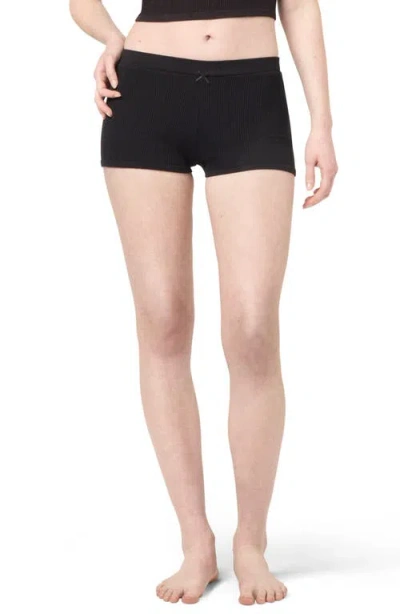 Florence By Mills Ribbed Shorts In Black