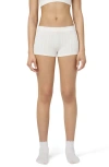 Florence By Mills Ribbed Shorts In Jet Stream