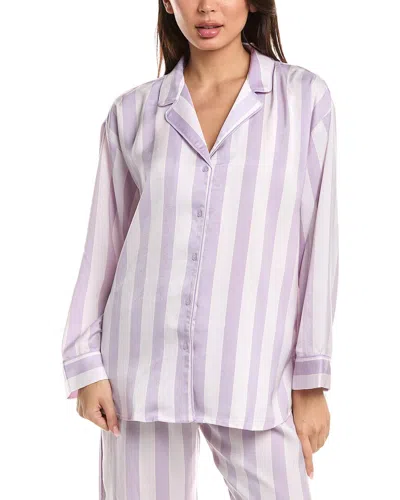 Florence By Mills Satin Sleep Shirt In Multi