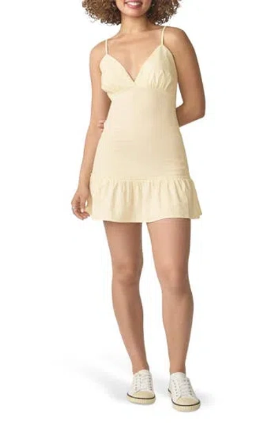 Florence By Mills Smocked Back Mini Sundress In Neutral