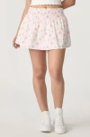 Florence By Mills Smocked Mini Skort In Multi