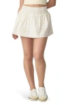 Florence By Mills Smocked Mini Skort In White
