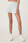 Florence By Mills Smocked Miniskirt In White