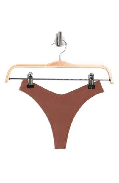 Florence By Mills Soft Flex Thong In Brown