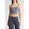 Florence By Mills Softie Seamless Rib Tank In Animal Print