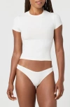 Florence By Mills Softie Seamless Tee In White