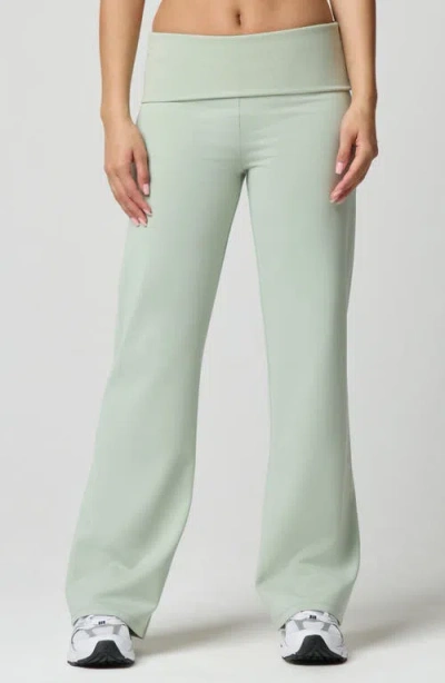 Florence By Mills Sport Sheen Foldover Pants In Green