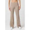 Florence By Mills Sporty Terry Flare Pants In Brown