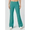 Florence By Mills Sporty Terry Flare Pants In Green